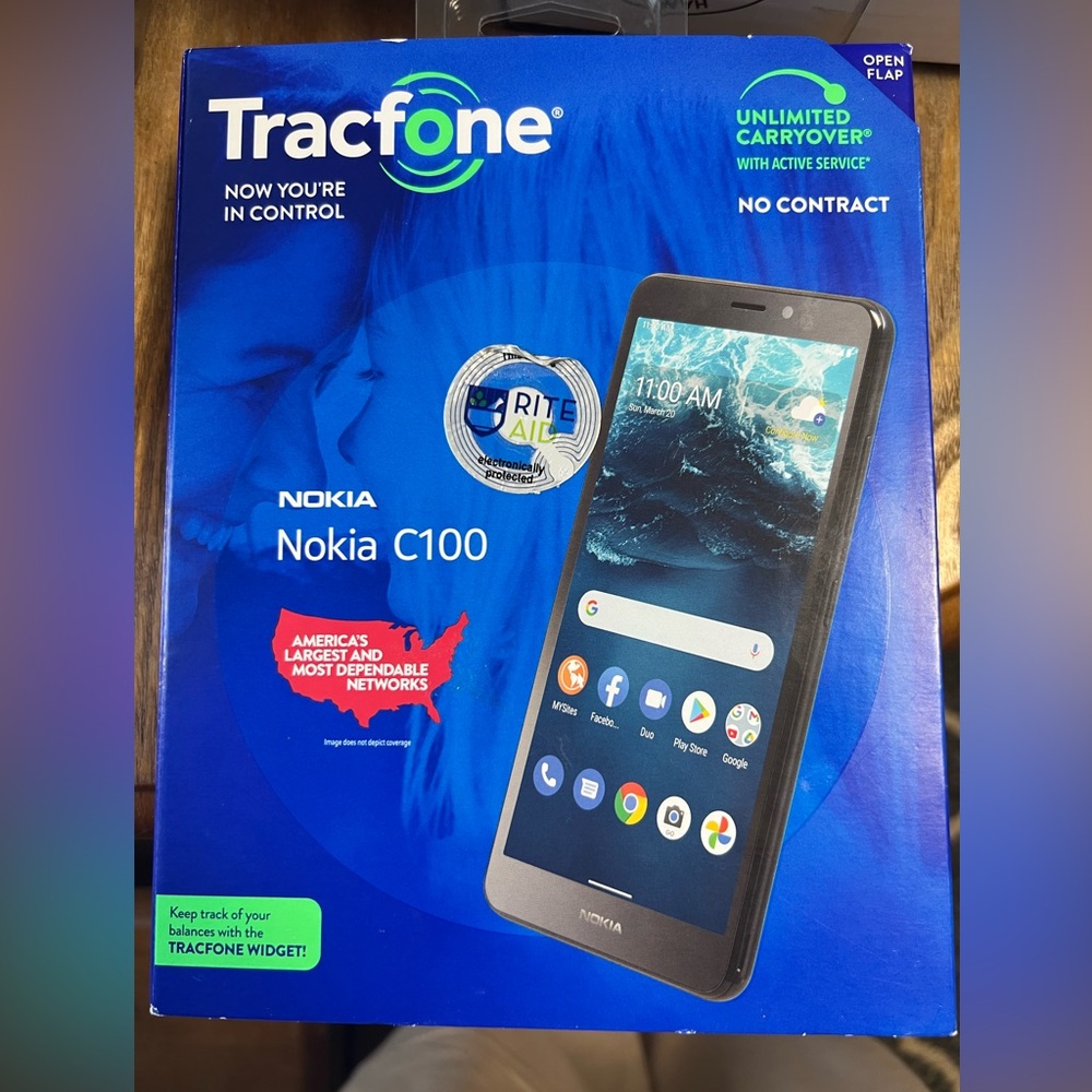 Nokia C100 Smartphone with Tracfone Service